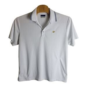 Jack Nicklaus Stay-Dri White Polo Gold Bear- Size XL - Preowned